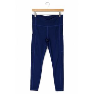 Fabletics High Waisted Pocket Leggings Blue Size Large